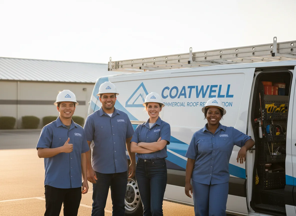 Commercial roof coating company in Rexford, NY